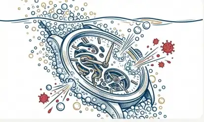 نمایی از تمیزکاری در التراسونیک